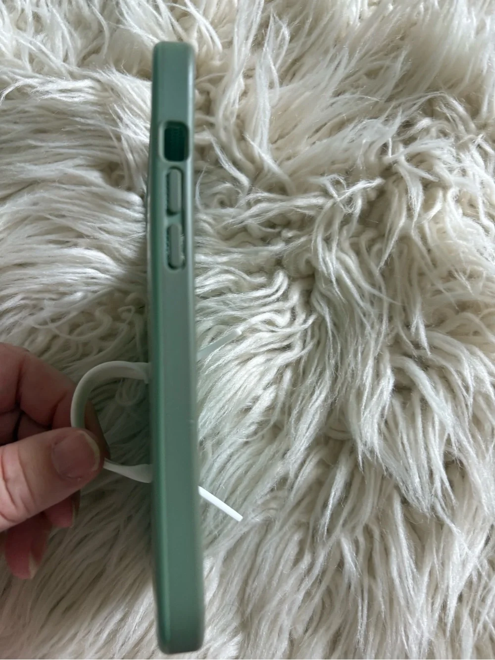 Loopy Cases Olive Green iPhone 12 / 13 Pro Max Fall Phone Case and Loop 6.7 in